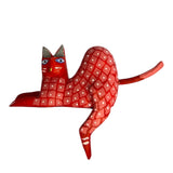 Alebrije Cats with Hanging Leg