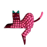 Alebrije Cats with Hanging Leg