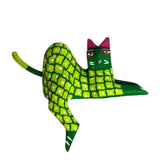 Alebrije Cats with Hanging Leg