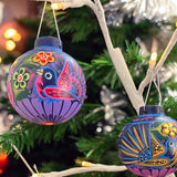 Hand painted Bird Ornaments