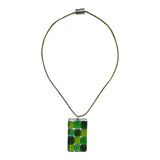 Squares Glass Pendant -9 colors