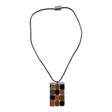 Squares Glass Pendant -9 colors
