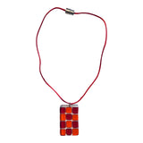 Squares Glass Pendant -9 colors