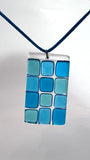 Squares Glass Pendant -9 colors