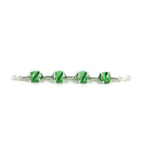 Parallel Bracelet - Crystal Green