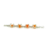 Parallel Bracelet - Orange Stripe