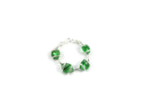 Parallel Bracelet - Crystal Green