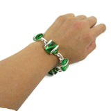 Parallel Bracelet - Crystal Green