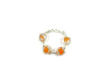 Parallel Bracelet - Orange Stripe