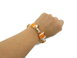 Parallel Bracelet - Orange Stripe