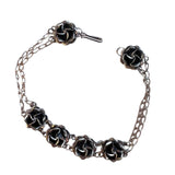 Oxidized Roses Bracelet