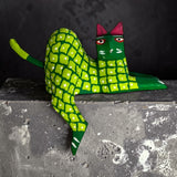 Alebrije Cats with Hanging Leg