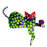 Alebrije Soccer Cats with hanging Leg