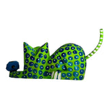 Alebrije Soccer Cats with hanging Leg
