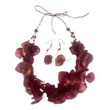 Fish Scales Necklace Set - Mulberry