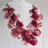 Fish Scales Necklace Set - Mulberry