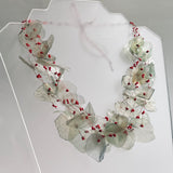 Fish Scales Necklace Set - Seafoam