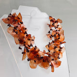 Fish Scales Necklace Set - Clay