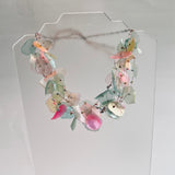 Fish Scales Necklace Set - Multicolor