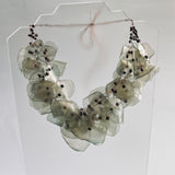 Fish Scales Necklace Set - Sage