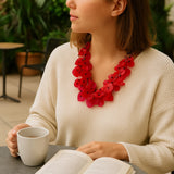 Fish Scales Necklace Set - Sage