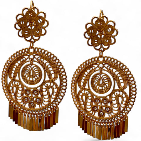 Oaxaca Golden Earrings
