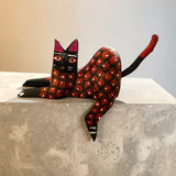 Alebrije Cats with Hanging Leg