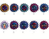 Colorful Sun Magnet & Wall Decor