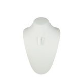 Mitad Glass Pendant - White