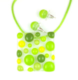 Bubbles Pendant - Lime Green