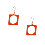 Hoyo Glass Earrings - Orange