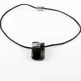 Cobblestones Mini Glass Pendant - Black