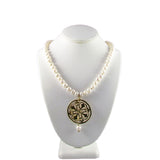 Pearl Medallion Necklace