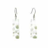 Bubbles Glass Earrings - Green